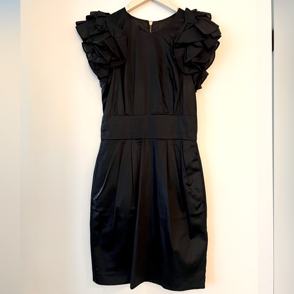 French Connection Black Holiday Dress. Size US 0. - Picture 1 of 6